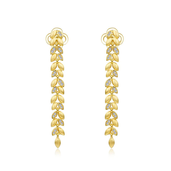 Cluster Leaves Earrings