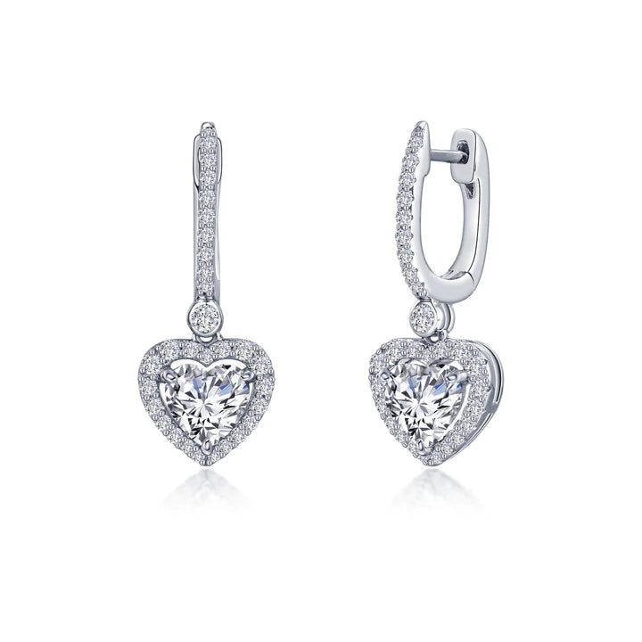 Mini Dangling Heart Earrings