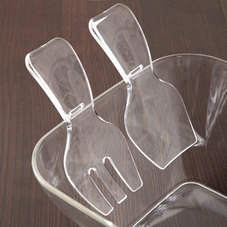 Acrylic Hanging Salad Tongs