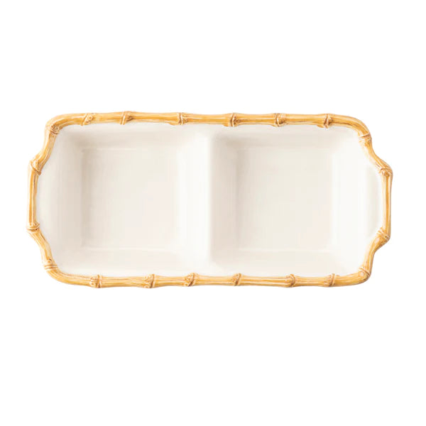 Bamboo 10" Double Section Server - Natural