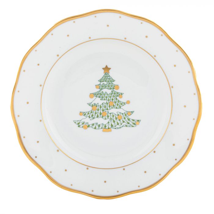 Christmas Dessert Plate - Tree