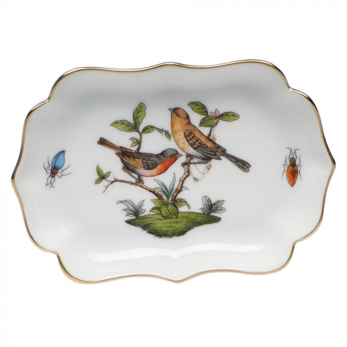 Rothschild Bird Mini Scalloped Tray