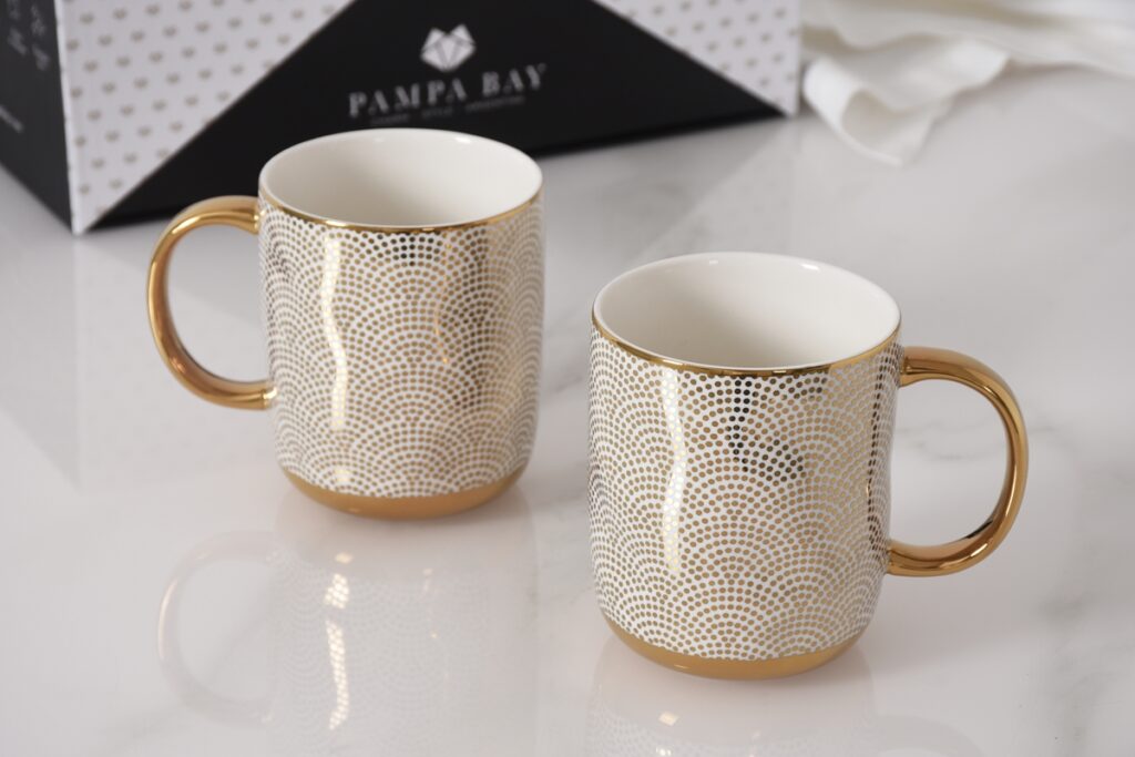 Get Gifty . Sets . Enjoy!-Set of 2 Dotted Mugs