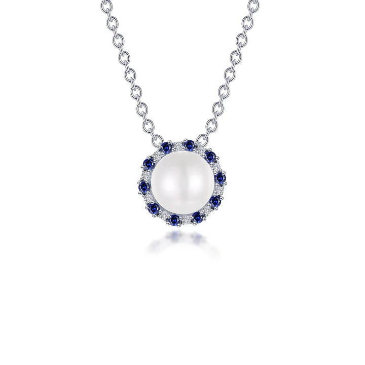 Cultured Freshwater Pearl Halo Necklace