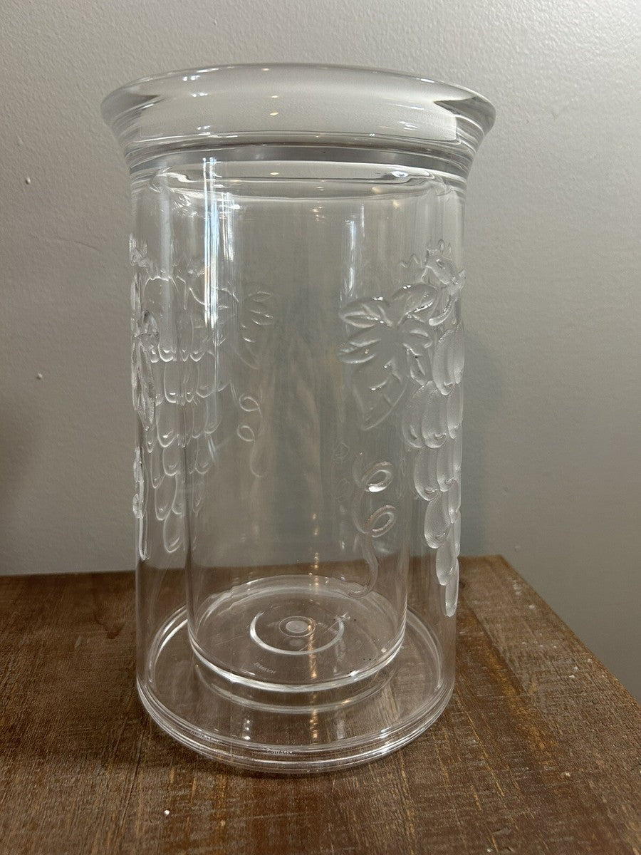 Acrylic Insulated Wine Cooler with Grape Design by Huang
