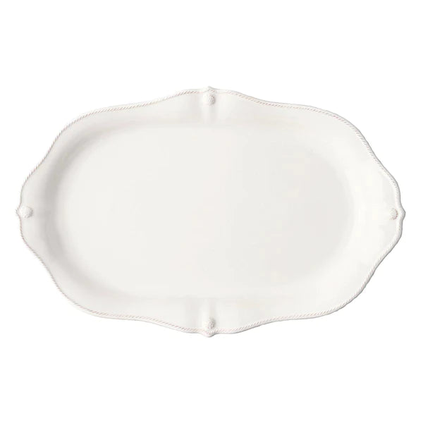 Berry & Thread 20" Platter - Whitewash