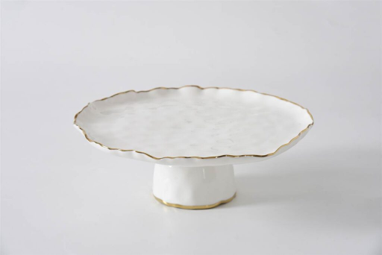 Footed Cake Plate by Pampa Bay