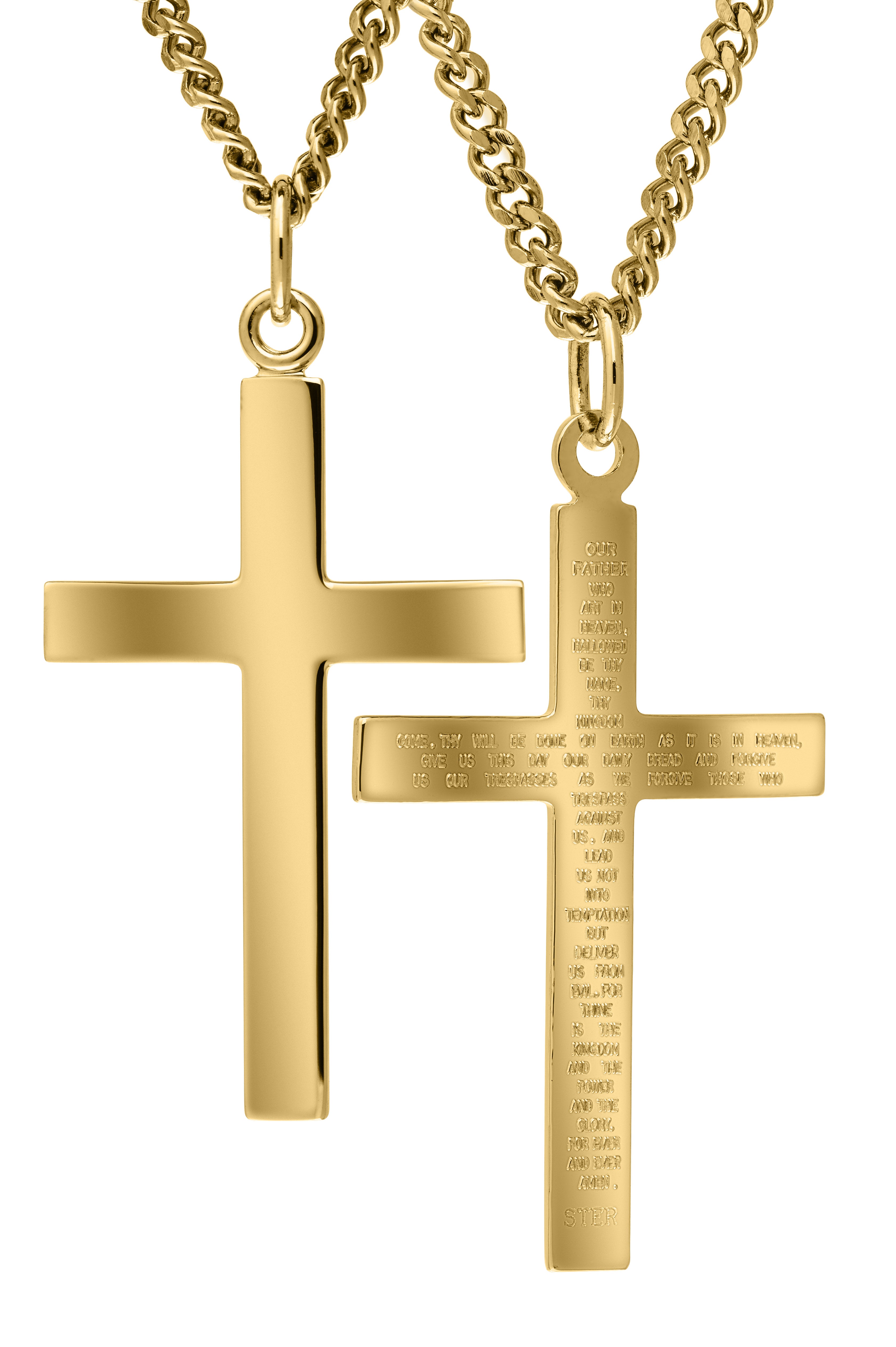 ADULT 14KT GOLD FILLED CROSS