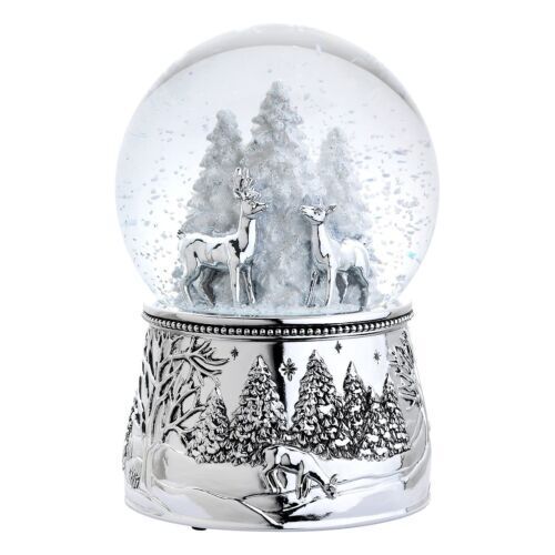 North Pole Bound Reindeer Snowglobe Ornament