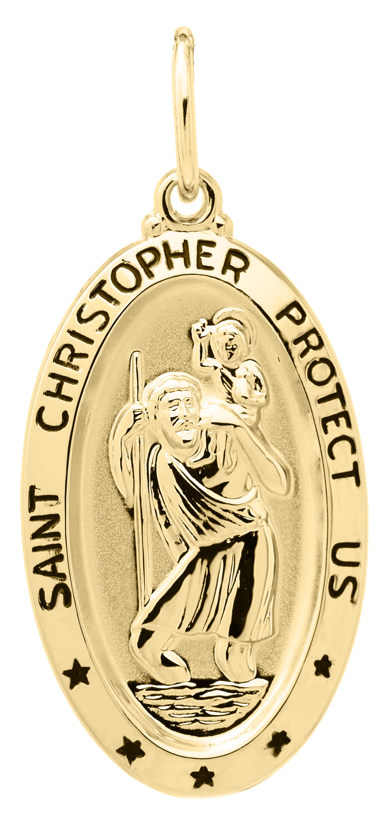 Adult 14kt Gold Filled St. Christopher Necklace