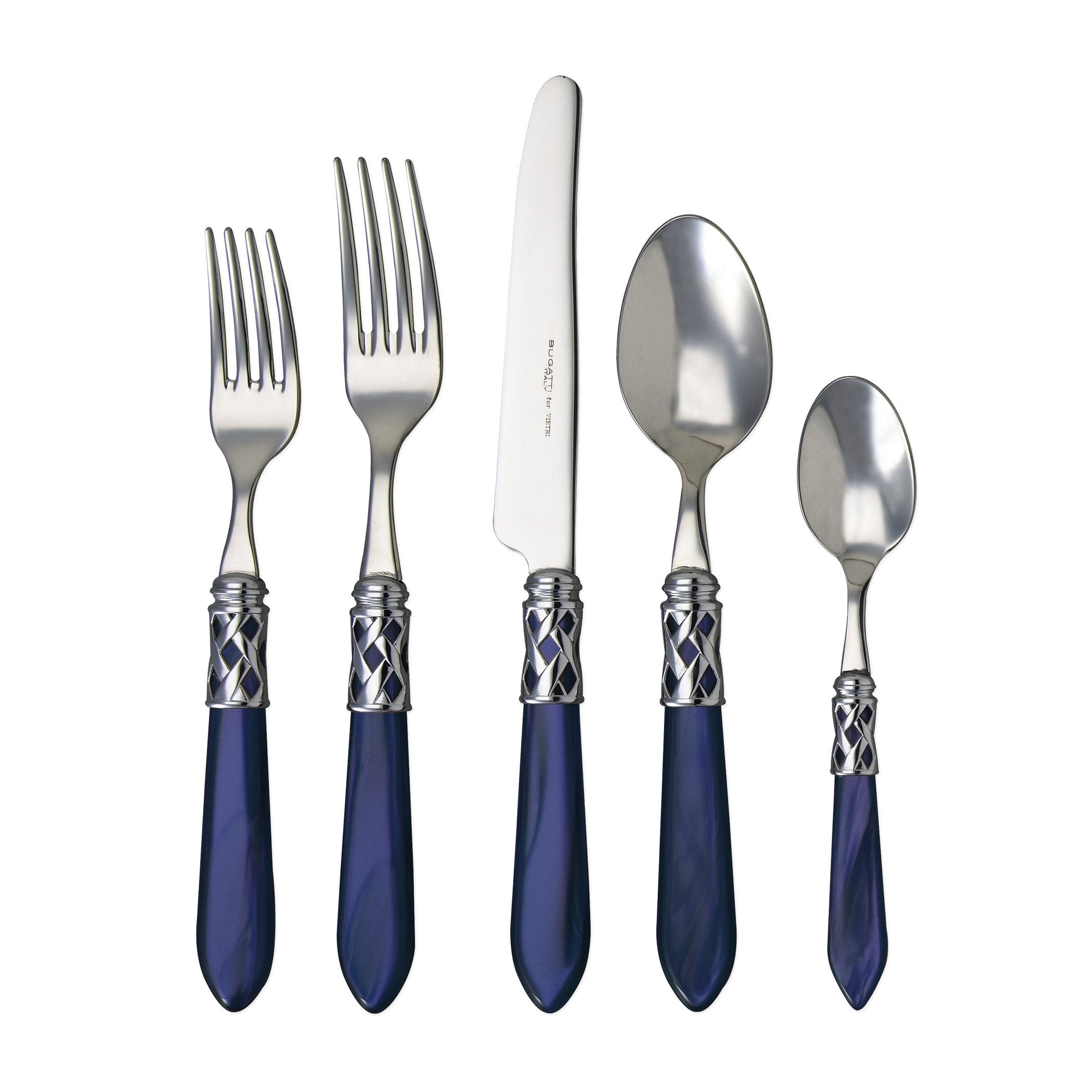 Aladdin Brilliant Blue Five-Piece Place Setting