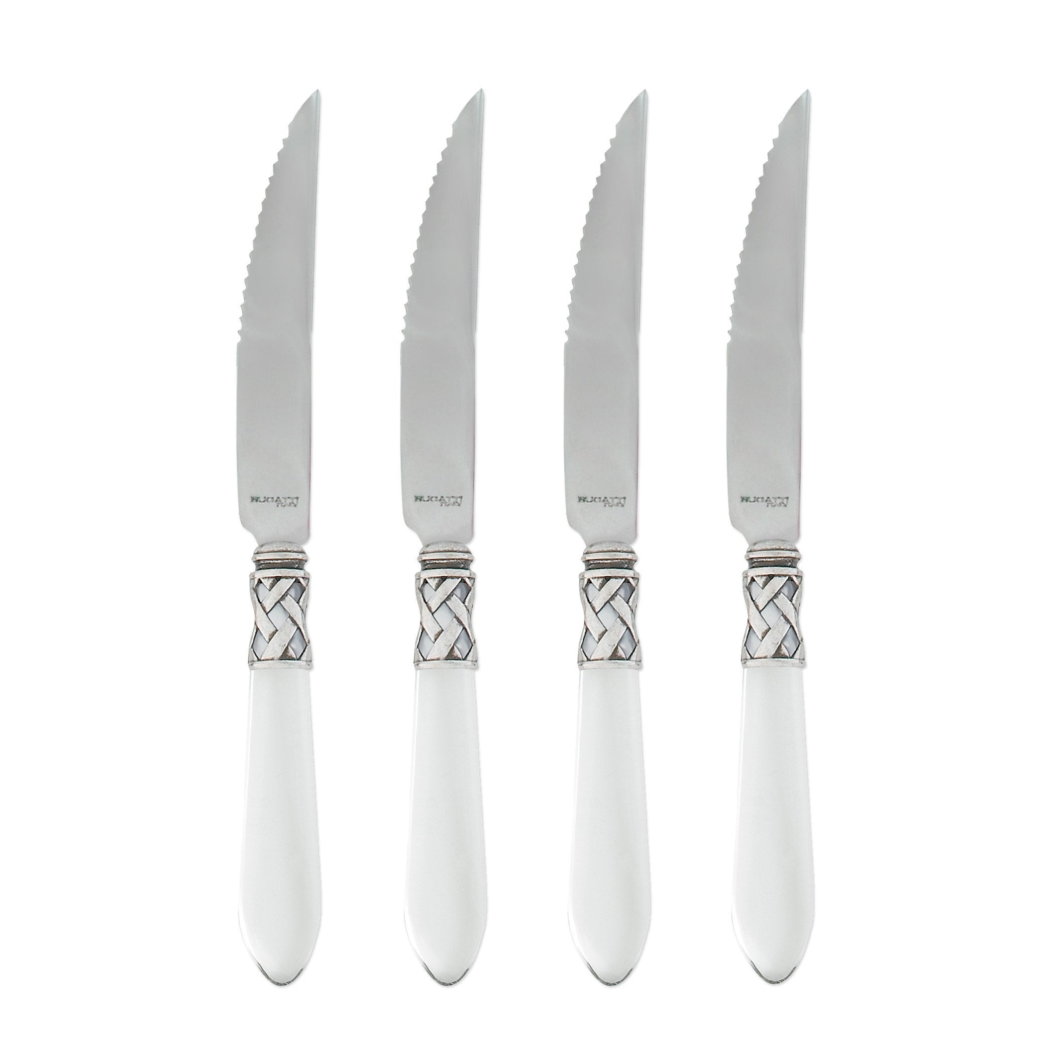 Aladdin Antique Clear Steak Knives - Set of 4