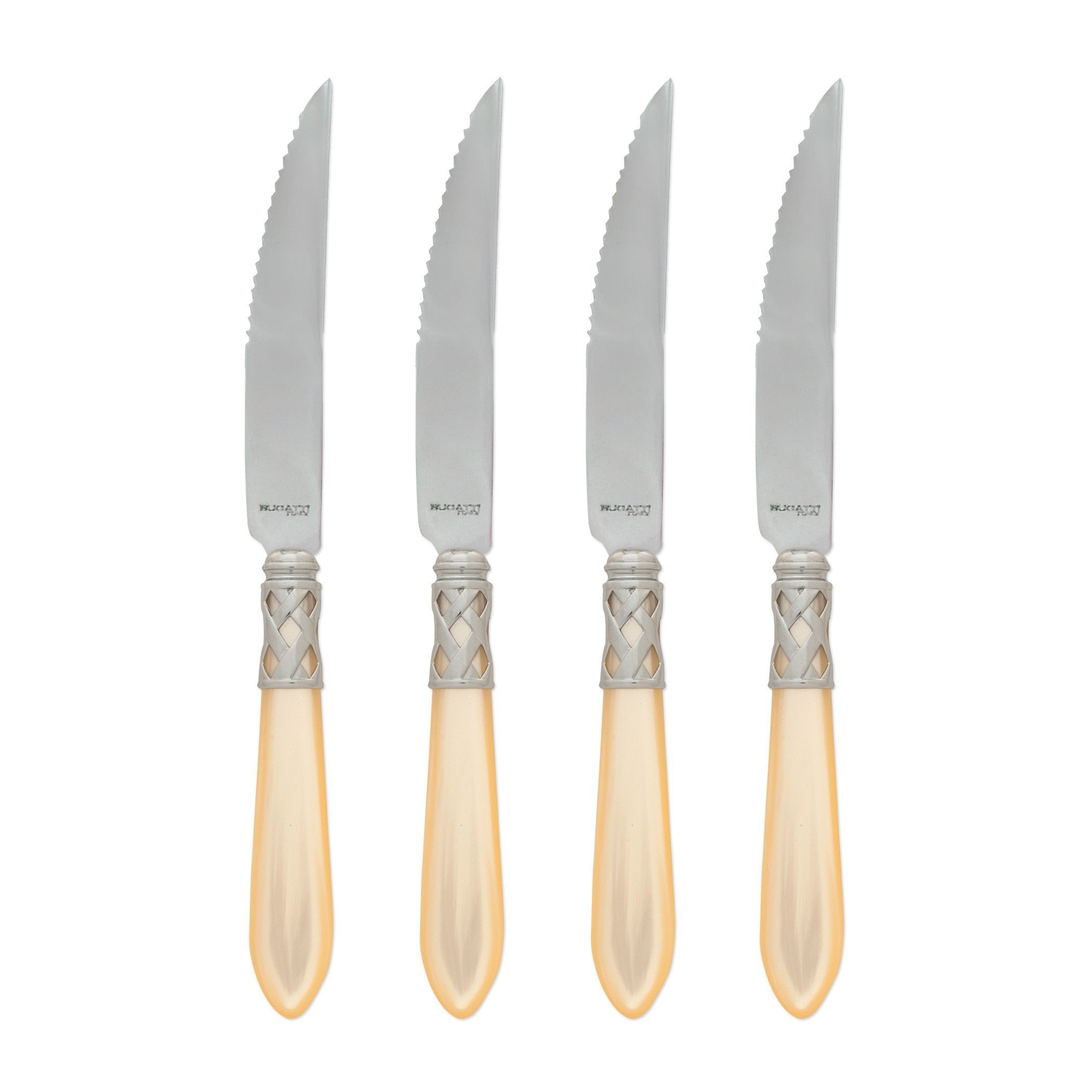 Aladdin Antique Ivory Steak Knives - Set of 4