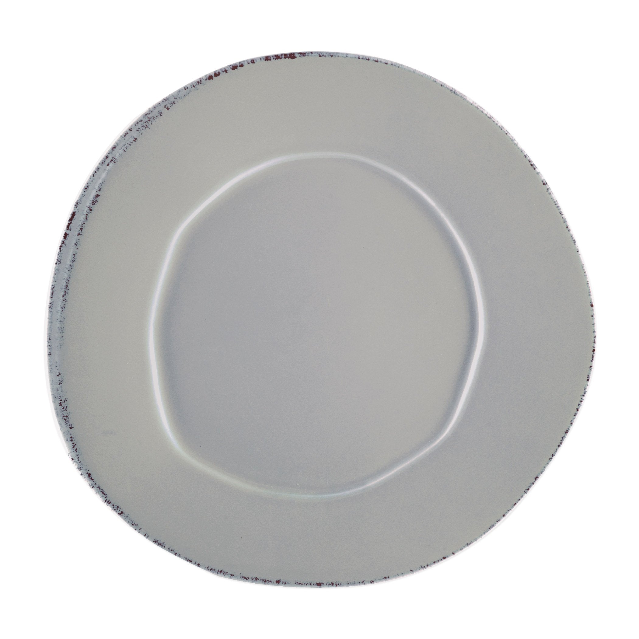 Lastra Gray American Dinner Plate