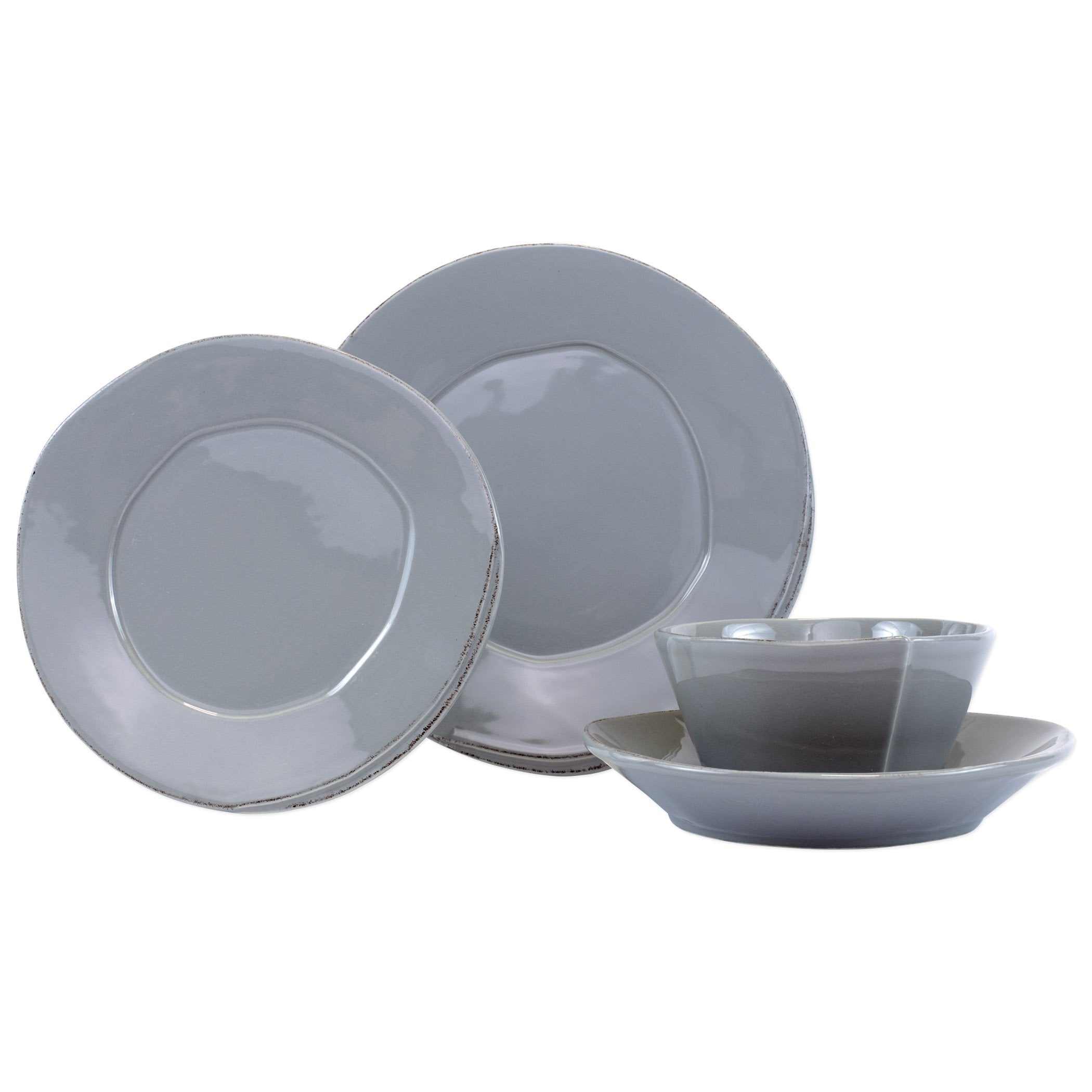 Lastra Gray Four-Piece Place Setting