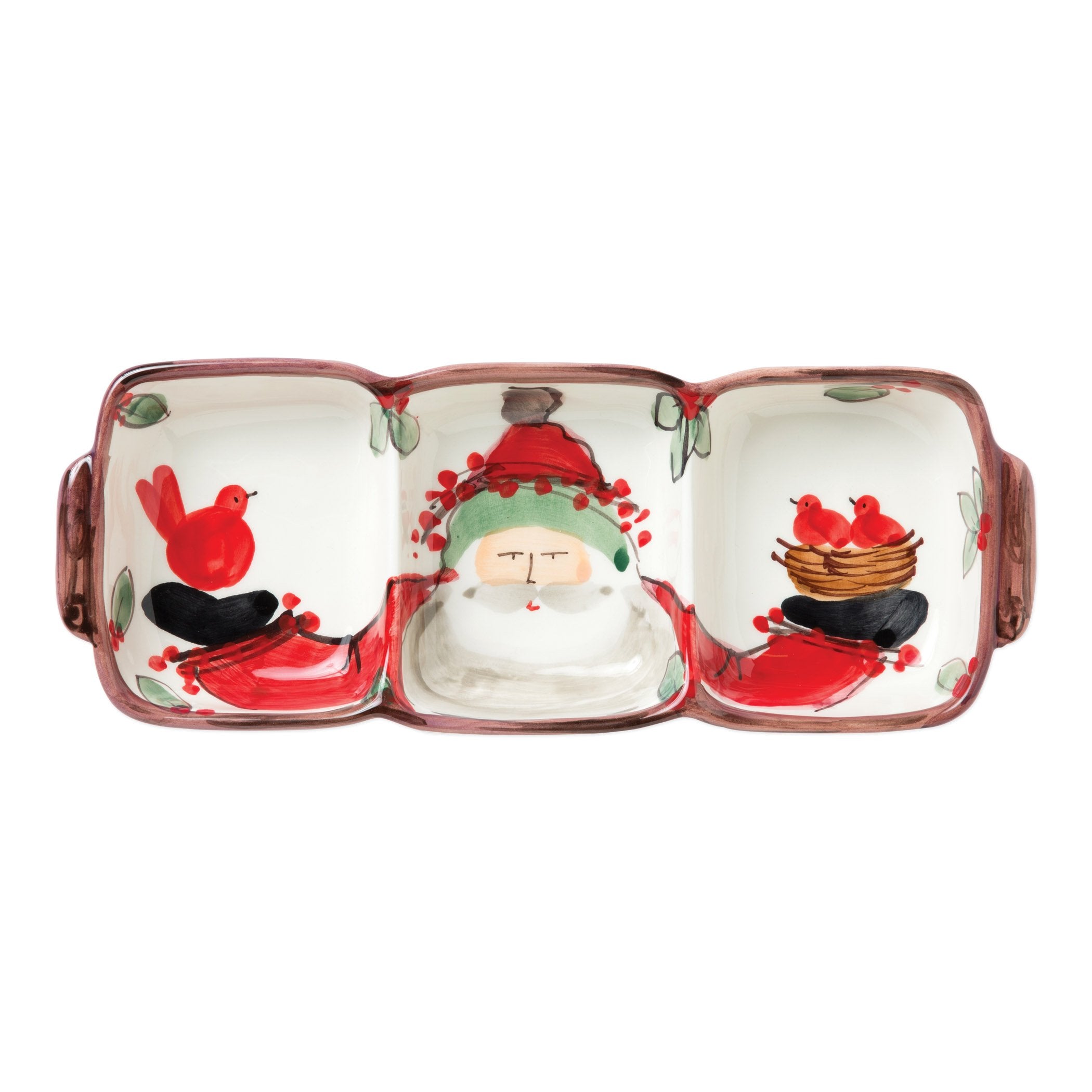 Old St. Nick Three-Part Server