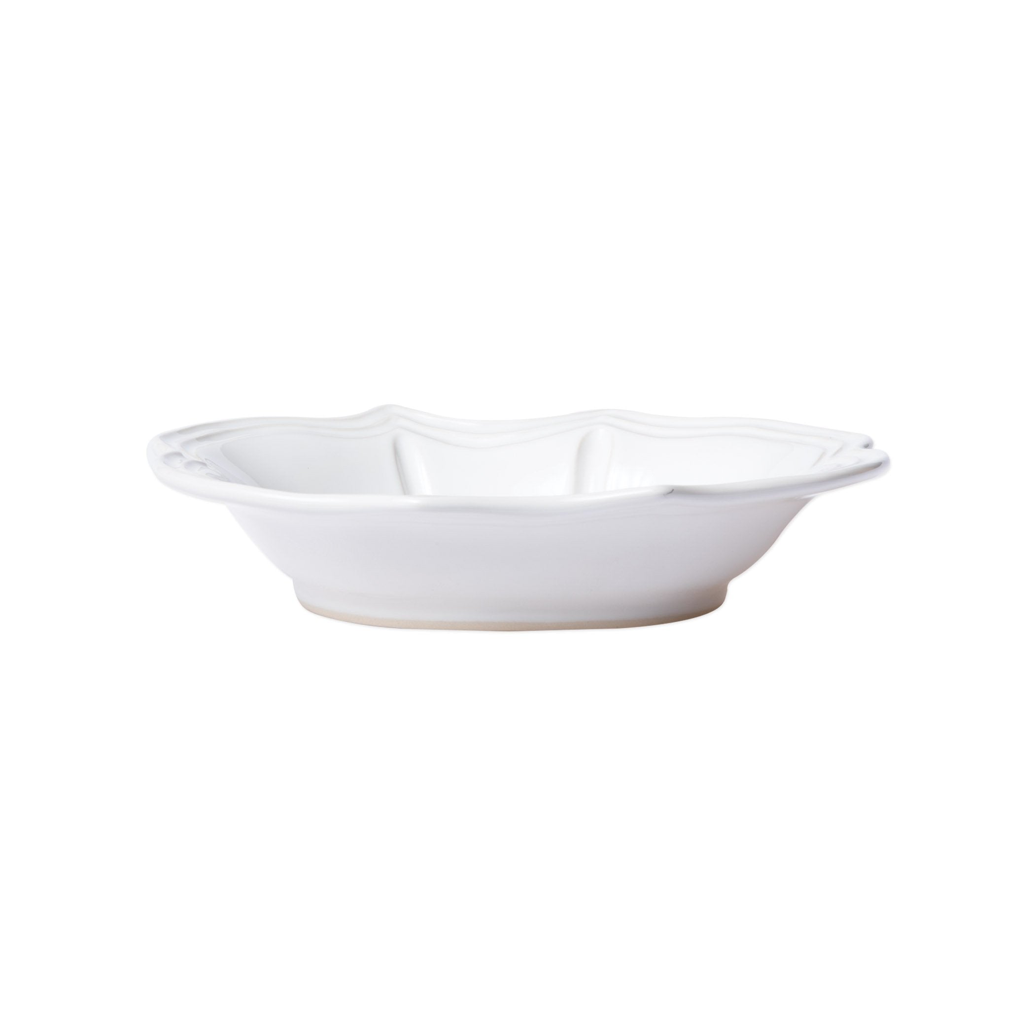 Incanto Stone White Baroque Pasta Bowl