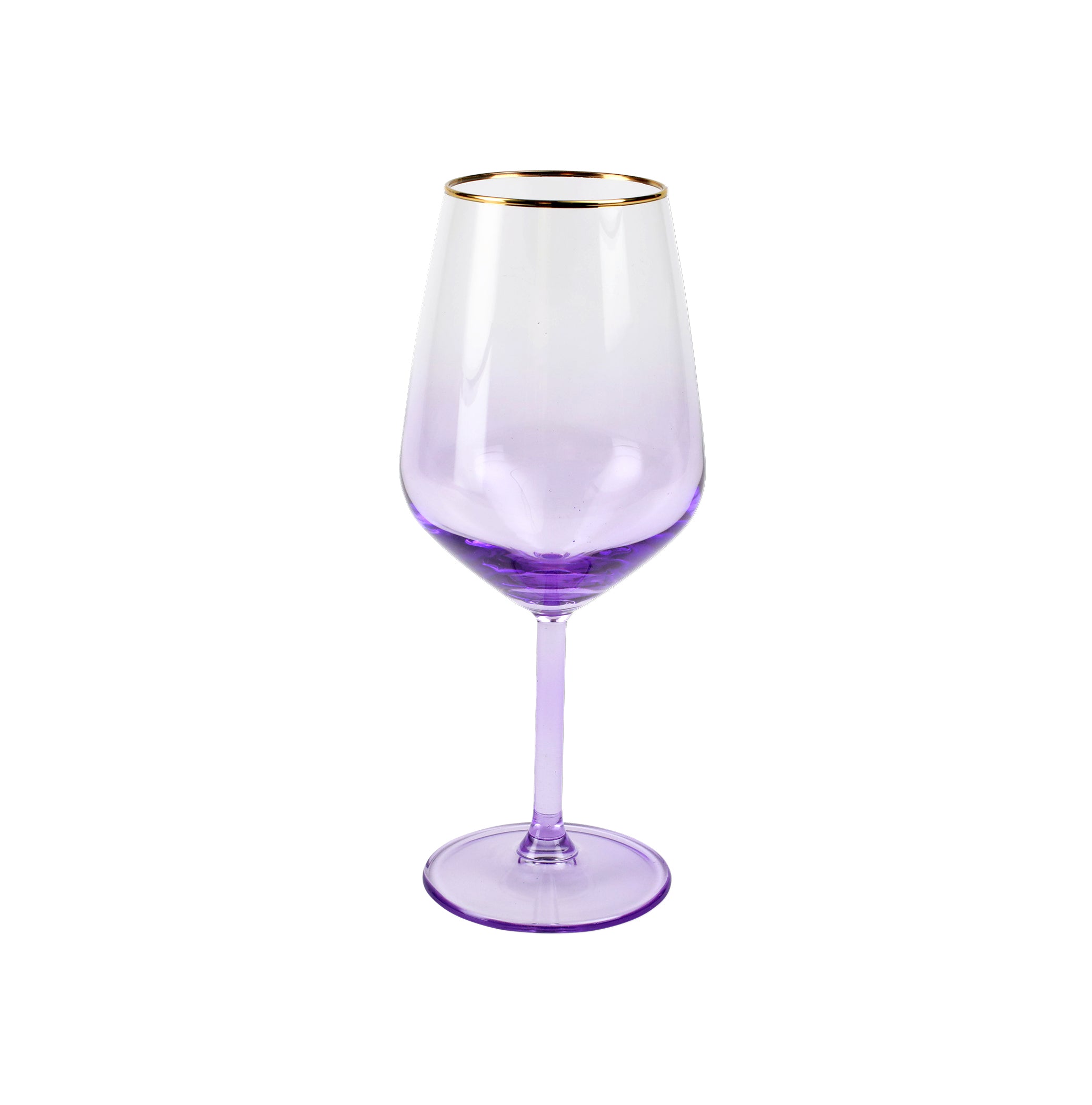 Rainbow Amethyst Wine Glass